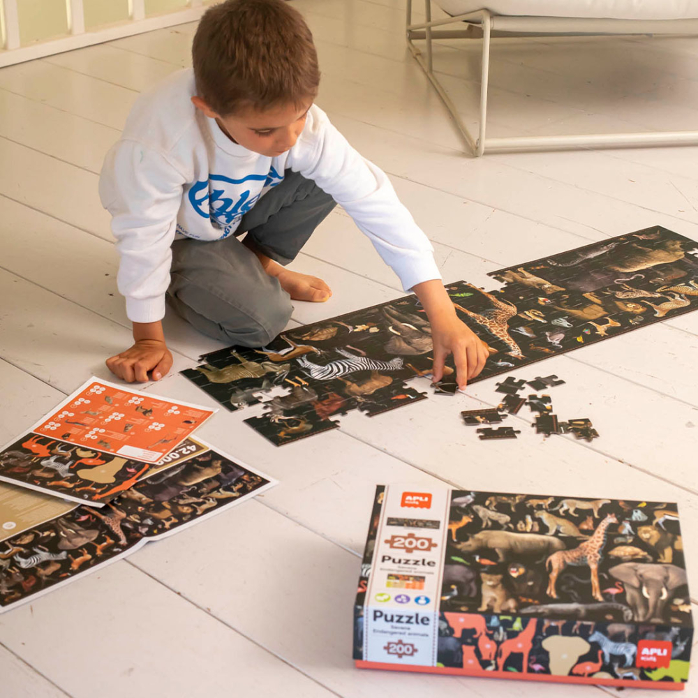 Apli-Puzzle APLI animale din Savana, 200 piese [2]
