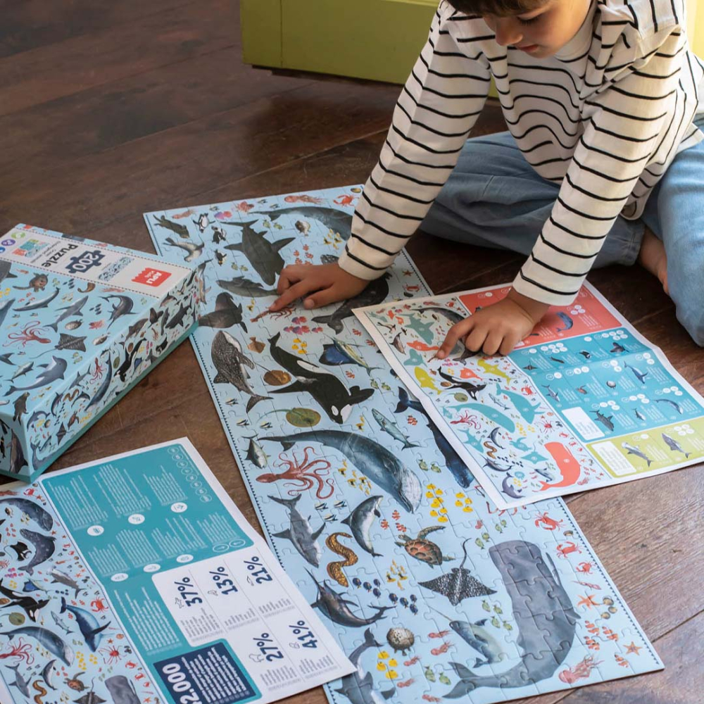 Apli-Puzzle APLI animale marine, 200 piese [2]