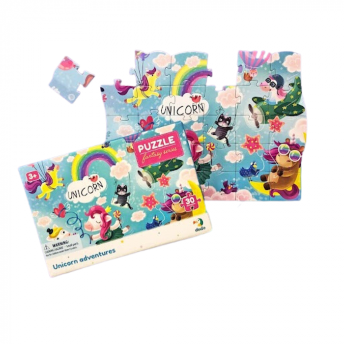 Dodo Puzzle - Aventurile magice ale unicornilor 30 piese  [2]