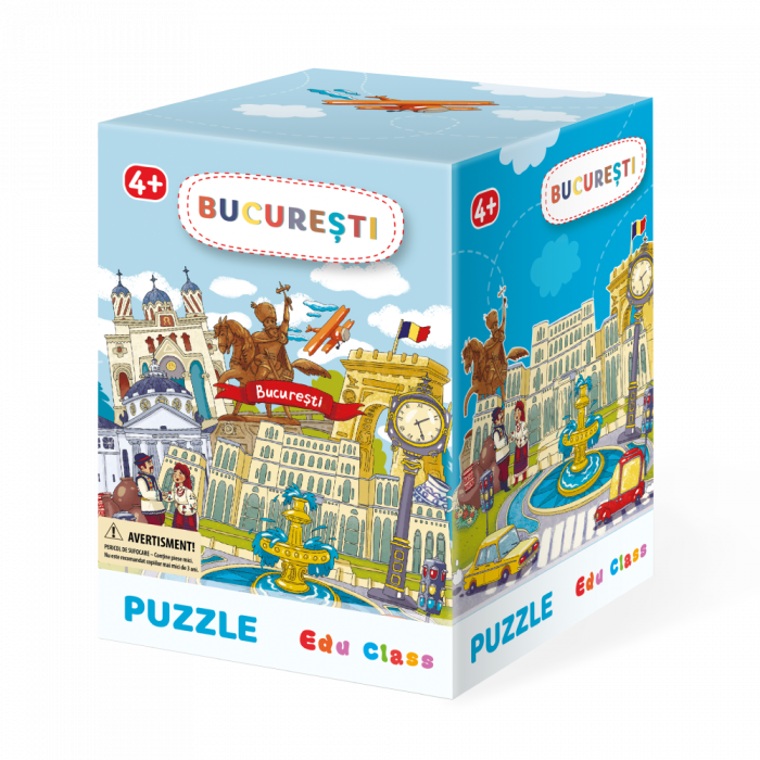 EDU CLASS Puzzle - Bucuresti 64 piese  [2]