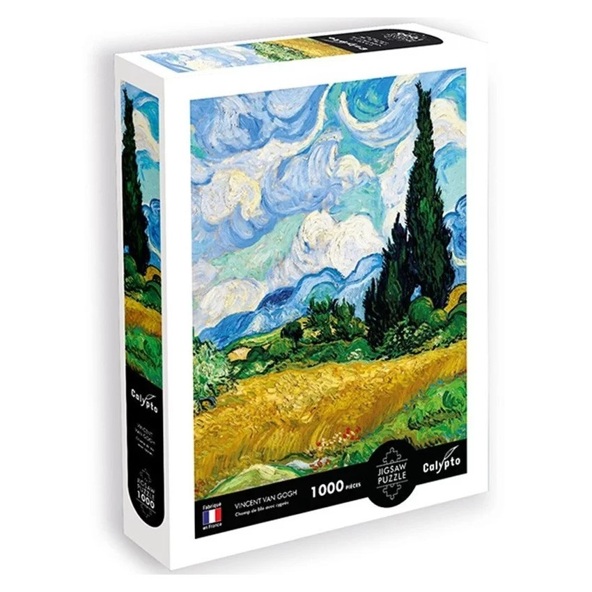 Sentosphere-Puzzle Camp de grau cu chiparosi 1000 Pcs [3]