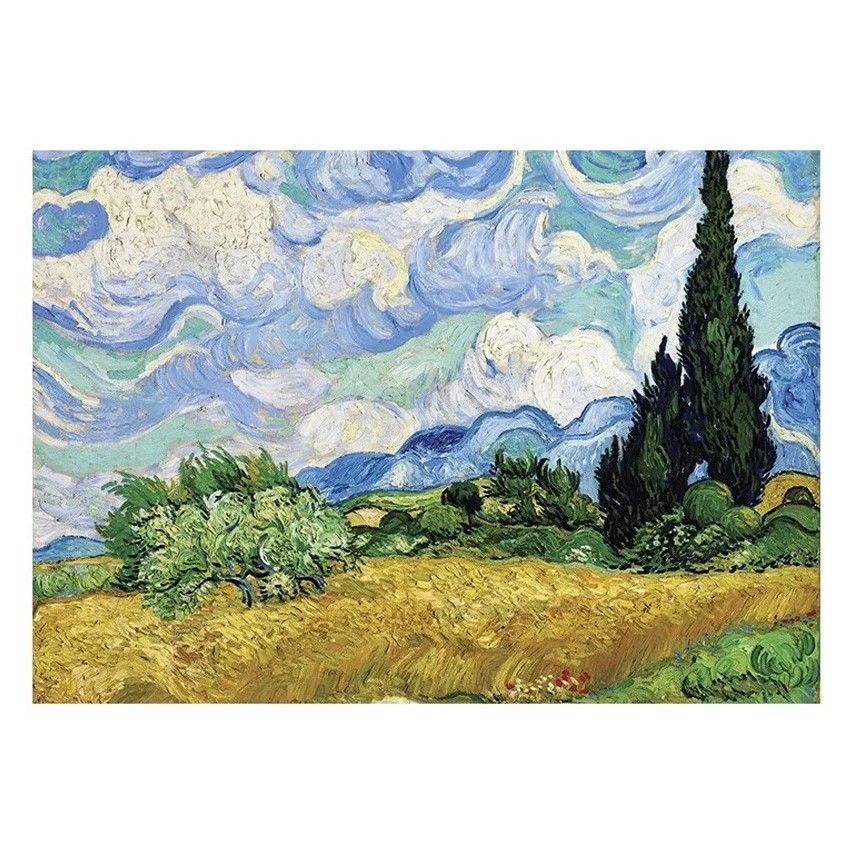 Sentosphere-Puzzle Camp de grau cu chiparosi 1000 Pcs [1]