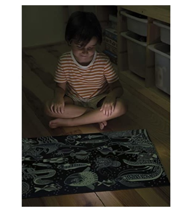 Puzzle care straluceste in intuneric Apli Kids - Ocean, 104 piese [2]