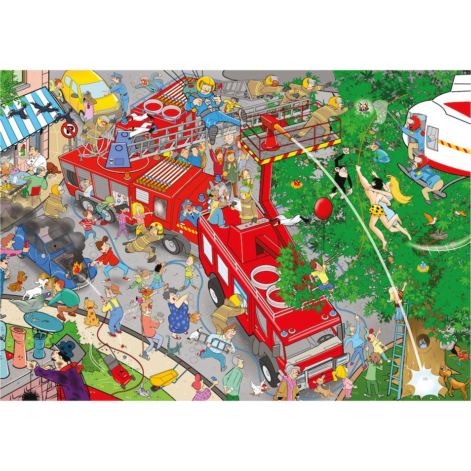 Goliath-Puzzle Cauta si Gaseste - Brigada de pompieri, 1000 piese [1]