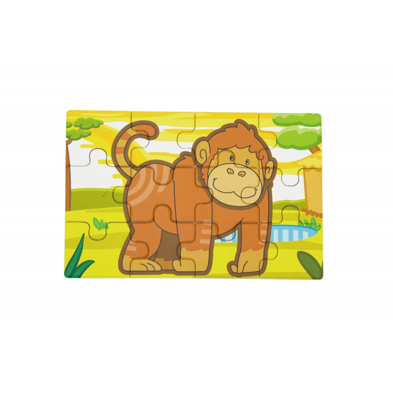 Puzzle conectabil 4 in 1 - Jungla, Viga [5]