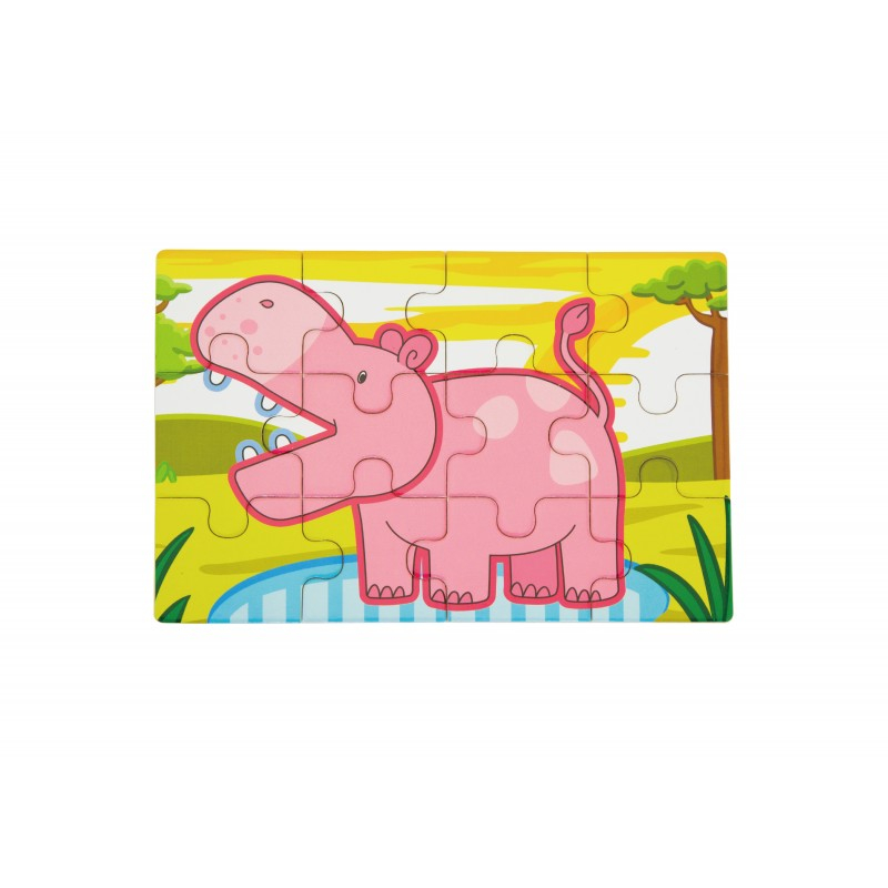 Puzzle conectabil 4 in 1 - Jungla, Viga [3]