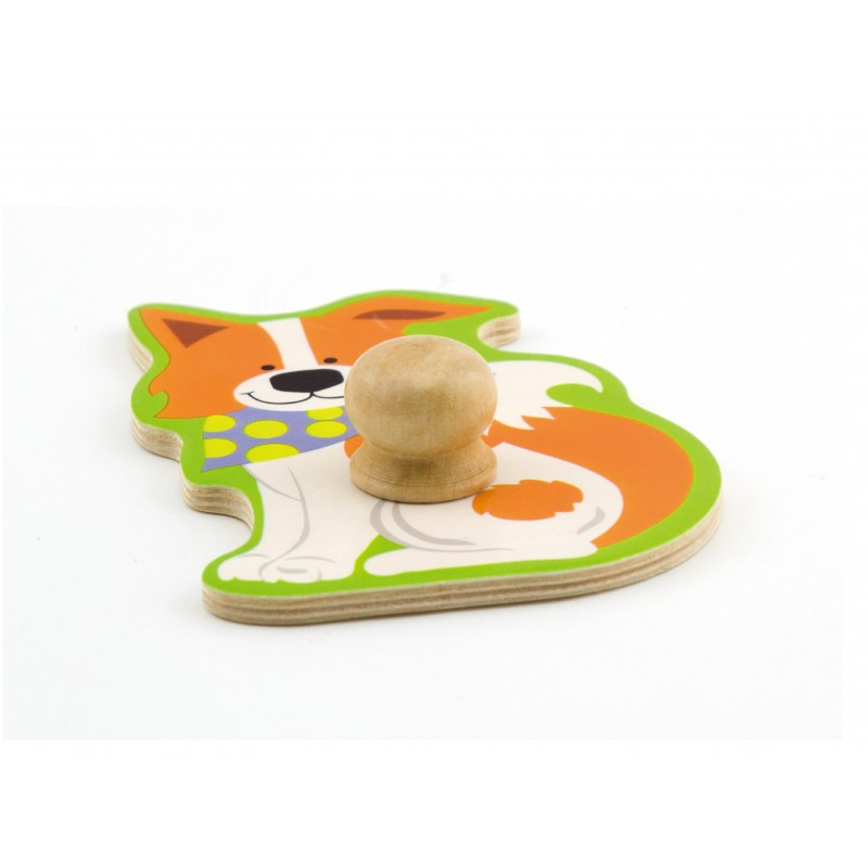Puzzle cu manere - animale de la ferma [2]