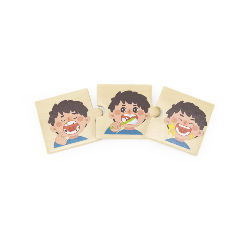 Puzzle cu secvente logice - Activitati zilnice, Viga [4]