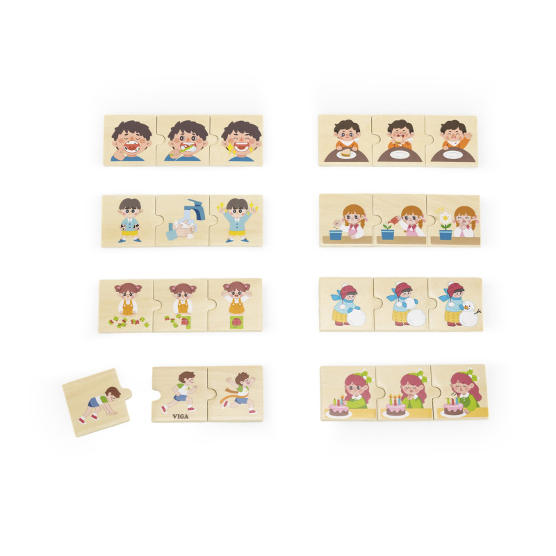 Puzzle cu secvente logice - Activitati zilnice, Viga [2]