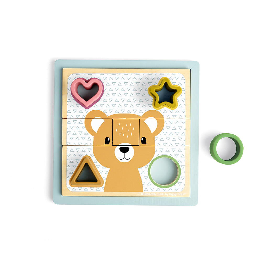 Puzzle cu sortator forme - Animalute [2]