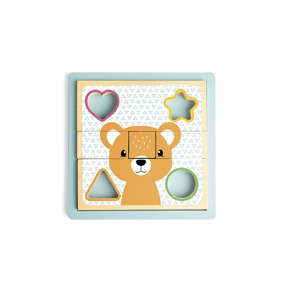 Puzzle cu sortator forme - Animalute [3]