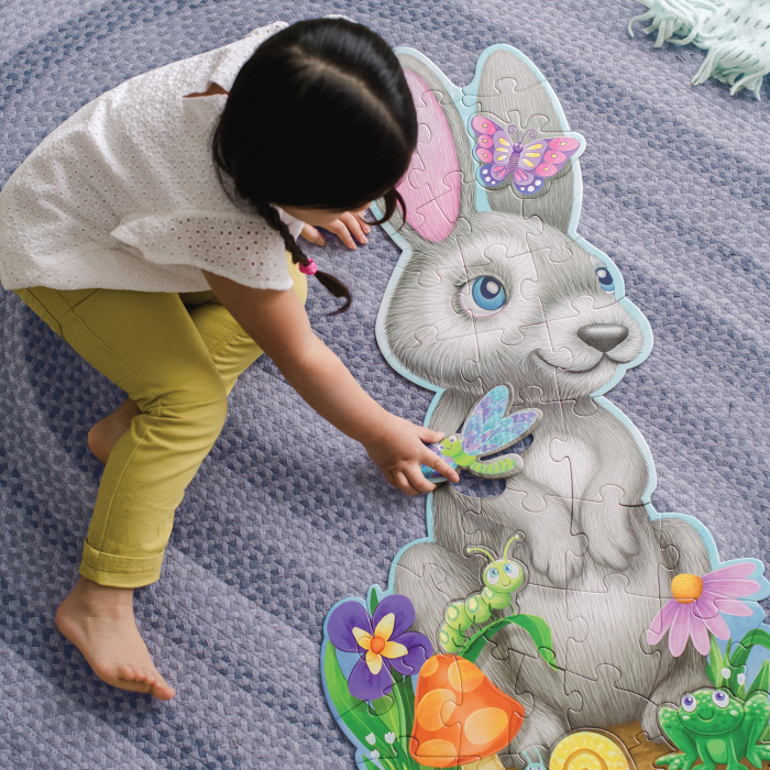 Peaceable-Kingdom-Puzzle-de-podea-in-forma-de-iepuras-Bunny [2]