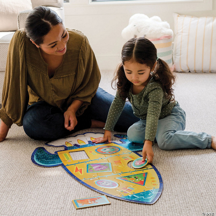 Peaceable Kingdom-Puzzle de podea in forma de racheta Rocket Floor Puzzle [4]