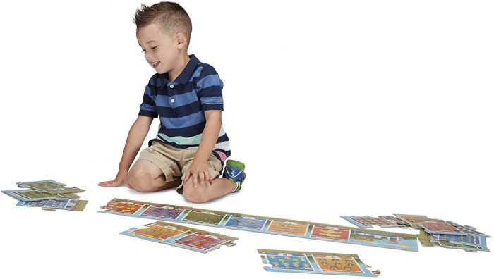 Melissa & Doug Puzzle de podea Treuletul numerelor - Melissa & Doug [3]