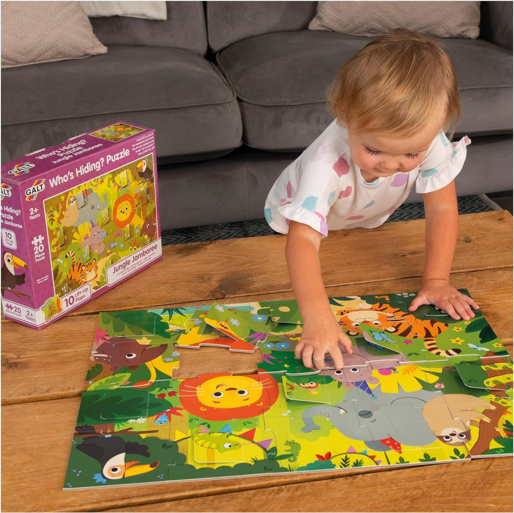 Galt-Puzzle deschide ferestrele - Jungla ( 20 piese) [4]