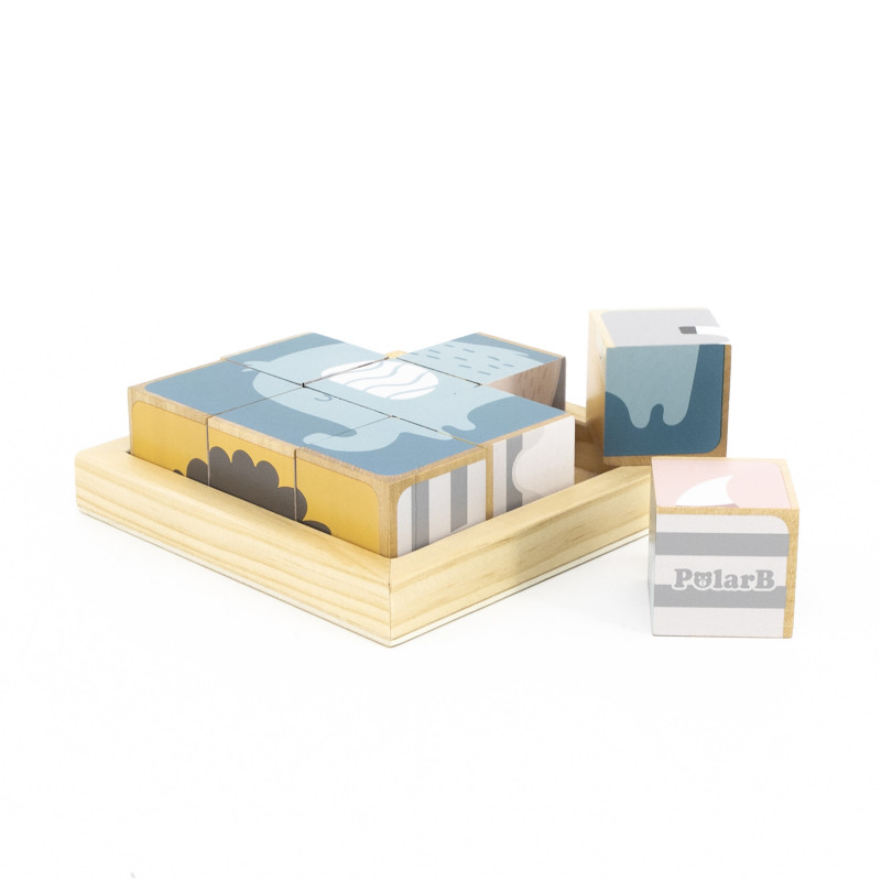 Puzzle din cuburi 6 in 1, PolarB [3]