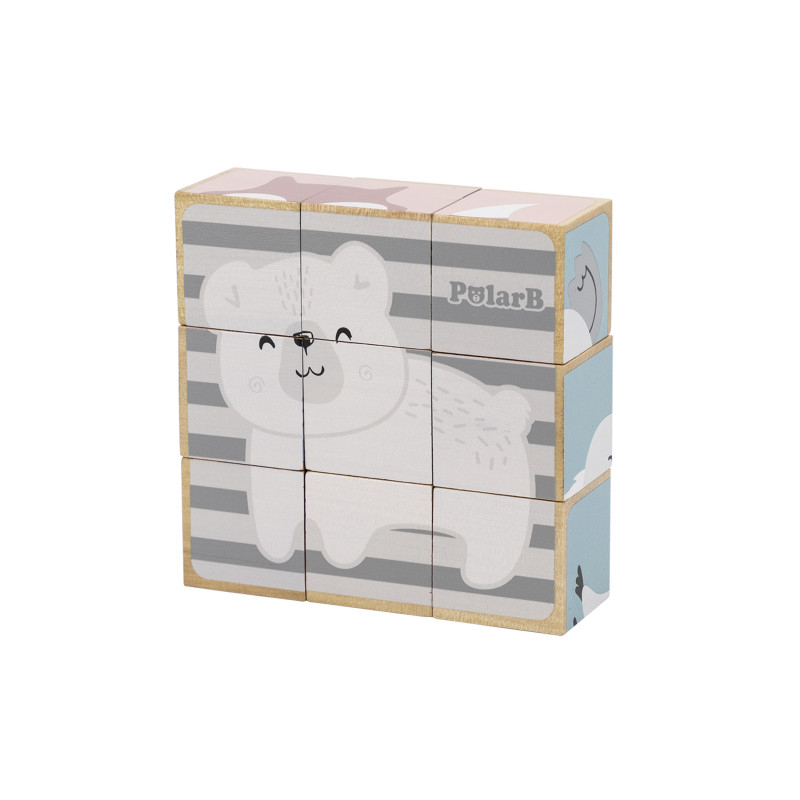 Puzzle din cuburi 6 in 1, PolarB [9]