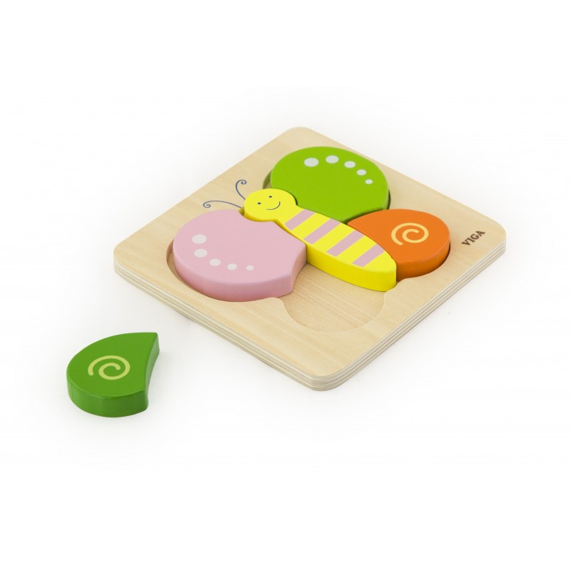 Viga-Puzzle din lemn - fluturas [1]