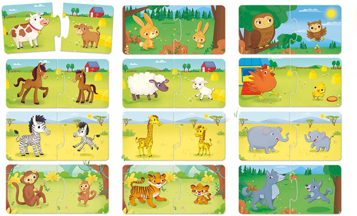 Lisciani Puzzle duo - Mama si puiul [2]
