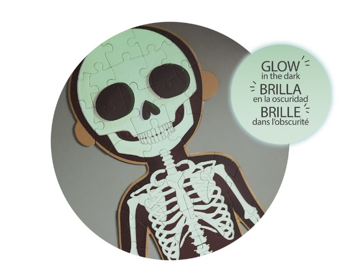 Puzzle educational, Apli Kids, Carton, Corpul uman [2]