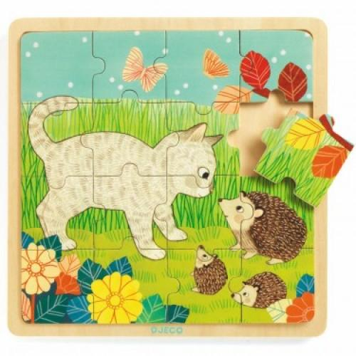 Djeco-Puzzle-incastru-de-lemn-Jungla-animalelor [2]