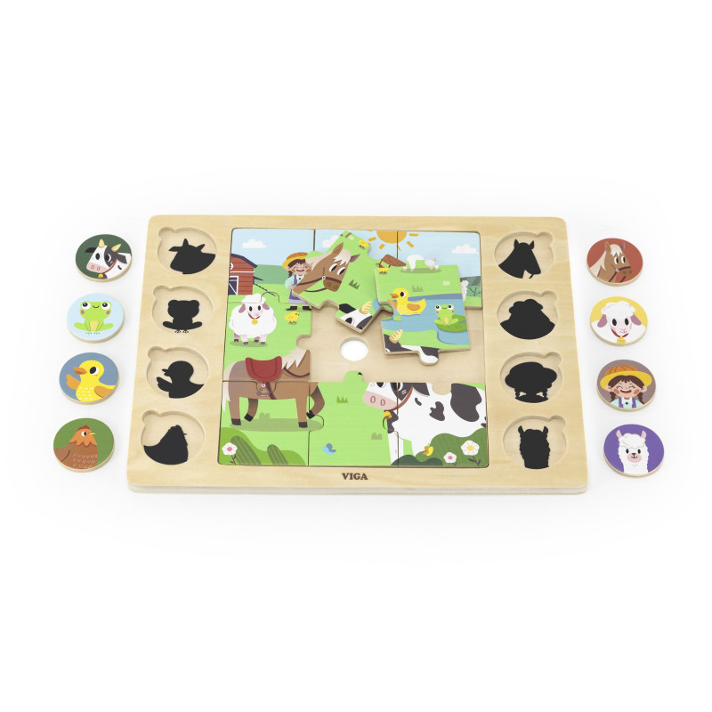 Puzzle Gaseste si Potriveste, Ferma, Viga [1]