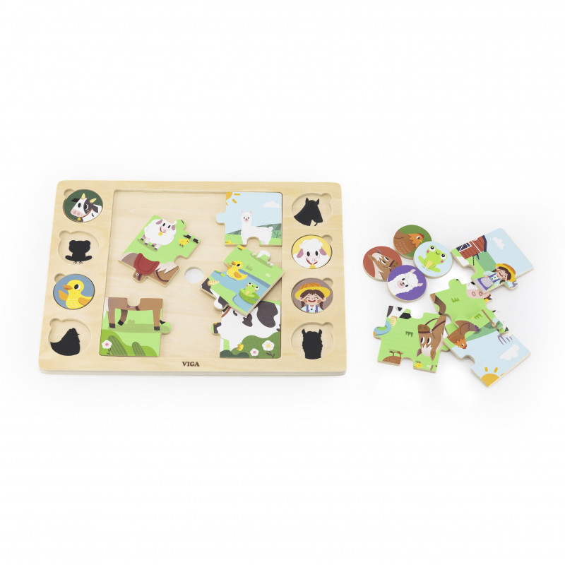 Puzzle Gaseste si Potriveste, Ferma, Viga [2]