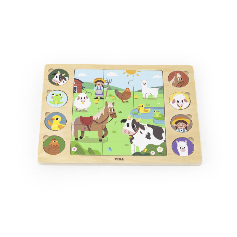 Puzzle Gaseste si Potriveste, Ferma, Viga [4]