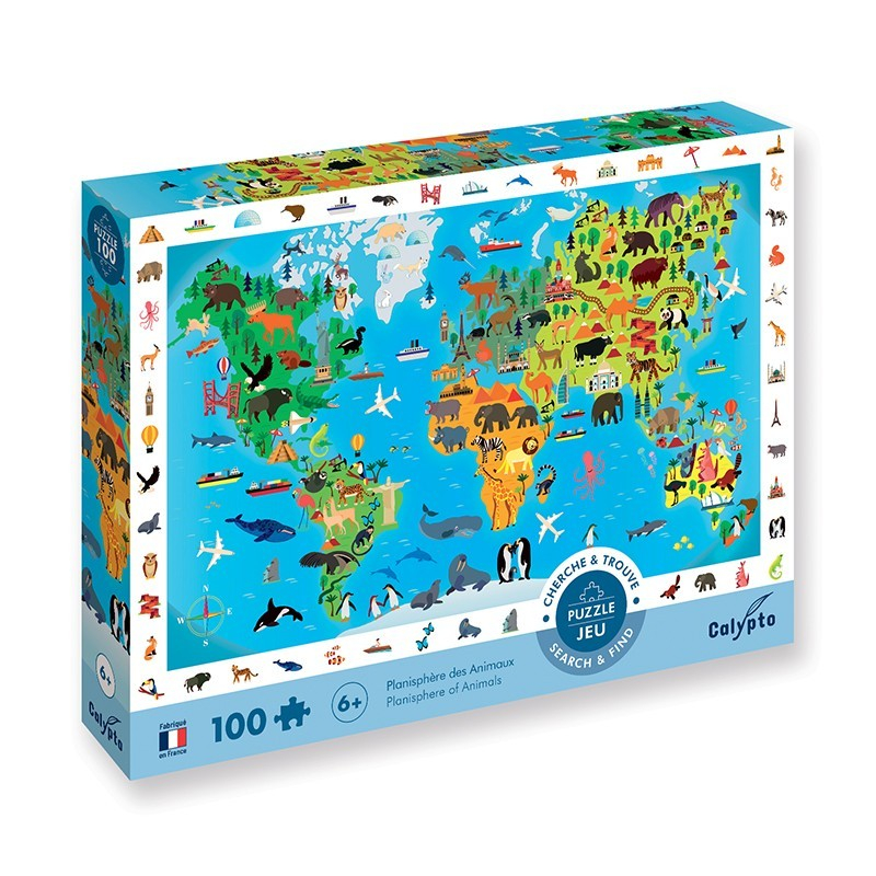 Sentosphere Puzzle Harta Lumii 100 Pcs [3]