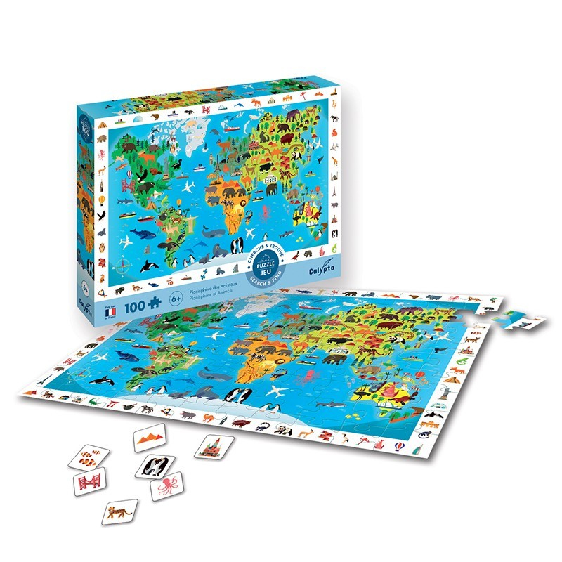 Sentosphere Puzzle Harta Lumii 100 Pcs [2]