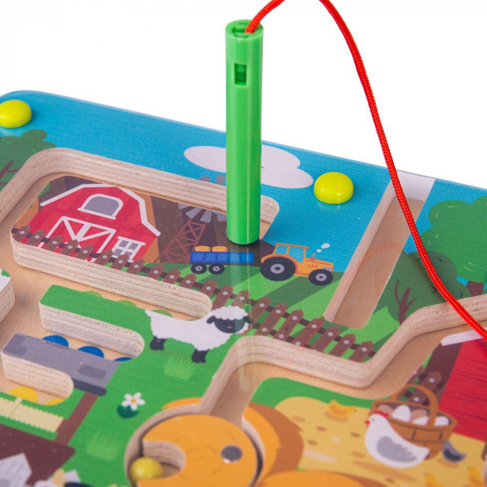 BigJigs Puzzle labirint - Ferma [2]