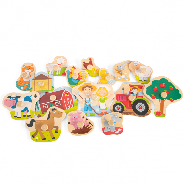 New-Classic-Toys-Puzzle-lemn-Ferma-17-piese-NEW [3]