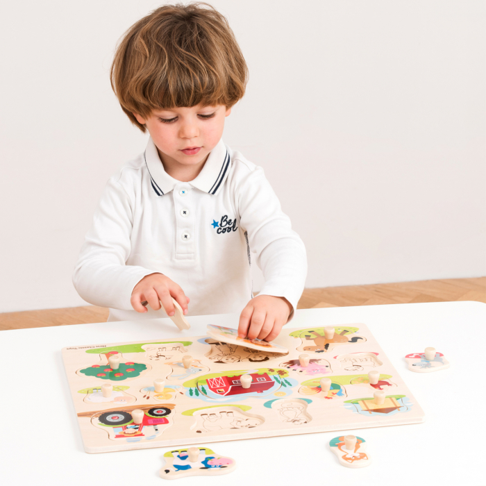 New-Classic-Toys-Puzzle-lemn-Ferma-17-piese-NEW [4]