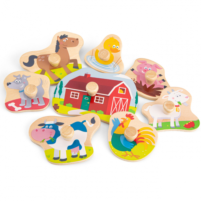 New-Classic-Toys-Puzzle-lemn-Ferma-9-piese-NEW [3]