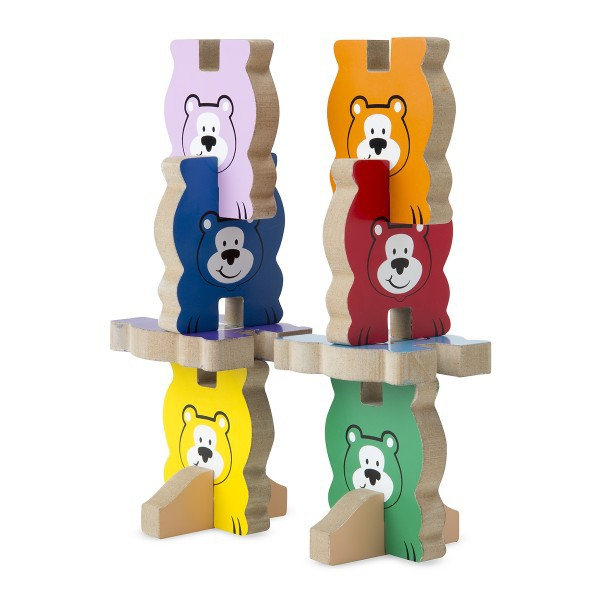 Melissa & Doug Puzzle lemn in relief Ursuletii colorati Melissa and Doug [4]