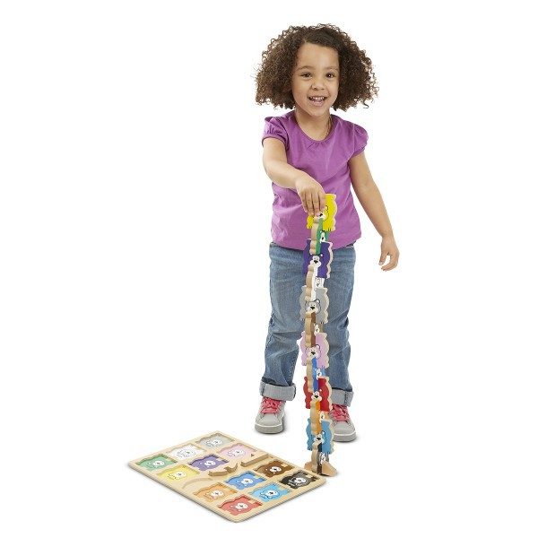 Melissa & Doug Puzzle lemn in relief Ursuletii colorati Melissa and Doug [2]