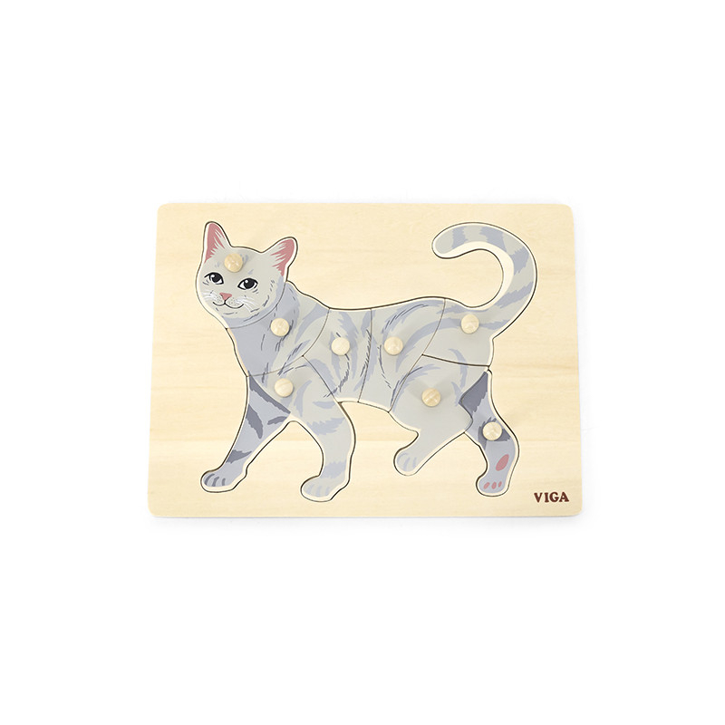 Puzzle Montessori, Pisica, Viga [1]