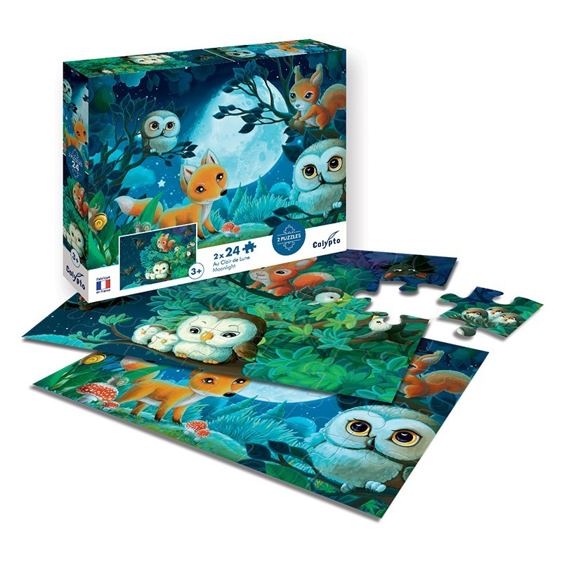 Sentosphere Puzzle Noaptea 2x24 pcs [3]