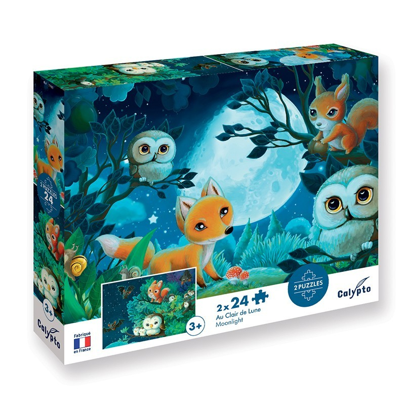 Sentosphere Puzzle Noaptea 2x24 pcs [4]