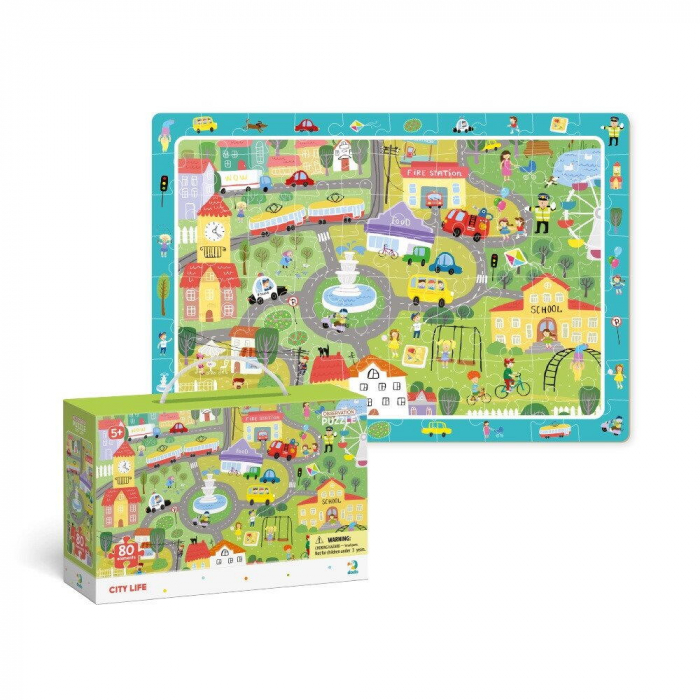 Dodo Puzzle - Orasul 80 piese  [2]