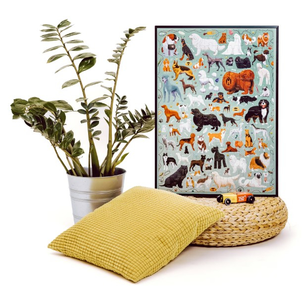 Puzzle-pentru-copii-educational,-Banana-Panda-Puzzlove-Dogs,-100-piese,-rase-cunoscute-de-caini,-format-mare-68-x-48-cm-BANANA-PANDA [3]