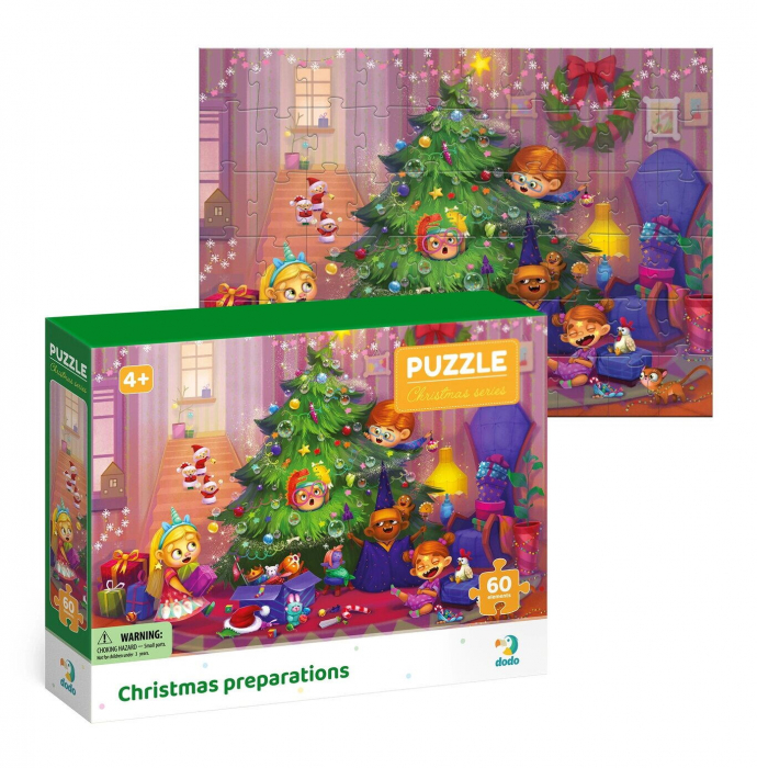Dodo Puzzle - Pregatiri de Craciun 60 piese [2]