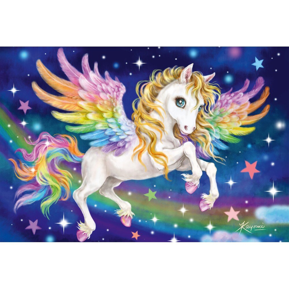 Puzzle Schmidt: Animale mitice, Set de 3 x 48 piese + Cadou: poster [1]