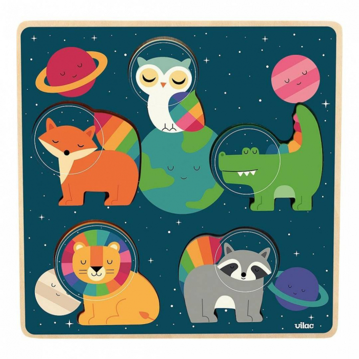 Vilac Puzzle incastrat spatiu [5]