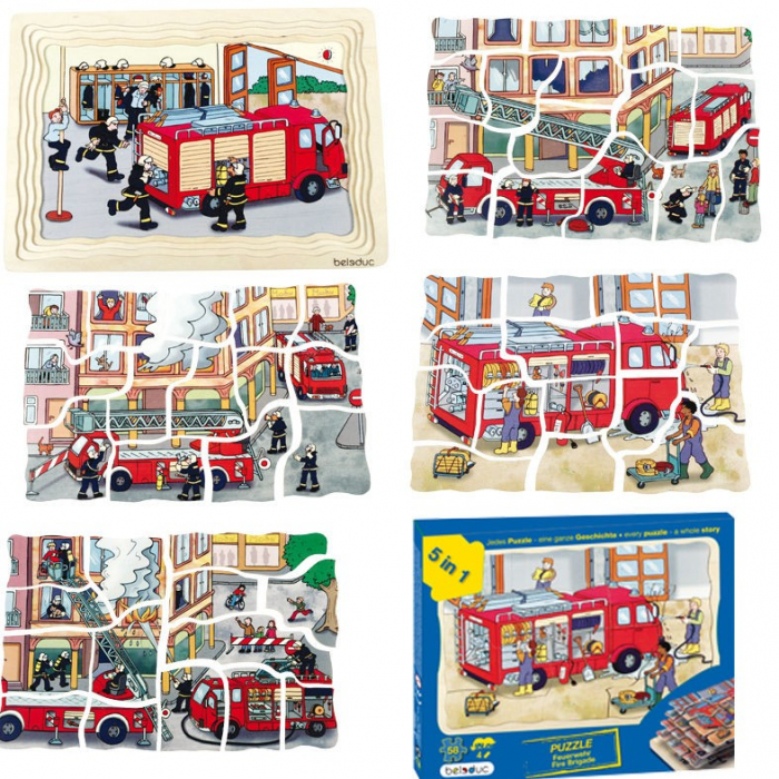 Beleduc Puzzle stratificat Brigada de Pompieri Beleduc [6]