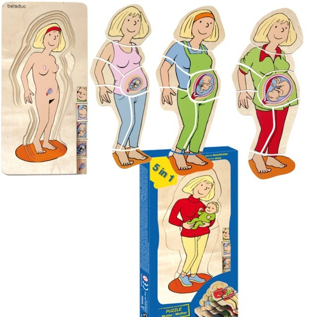 Beleduc Puzzle stratificat Mama si Copilul Beleduc [3]