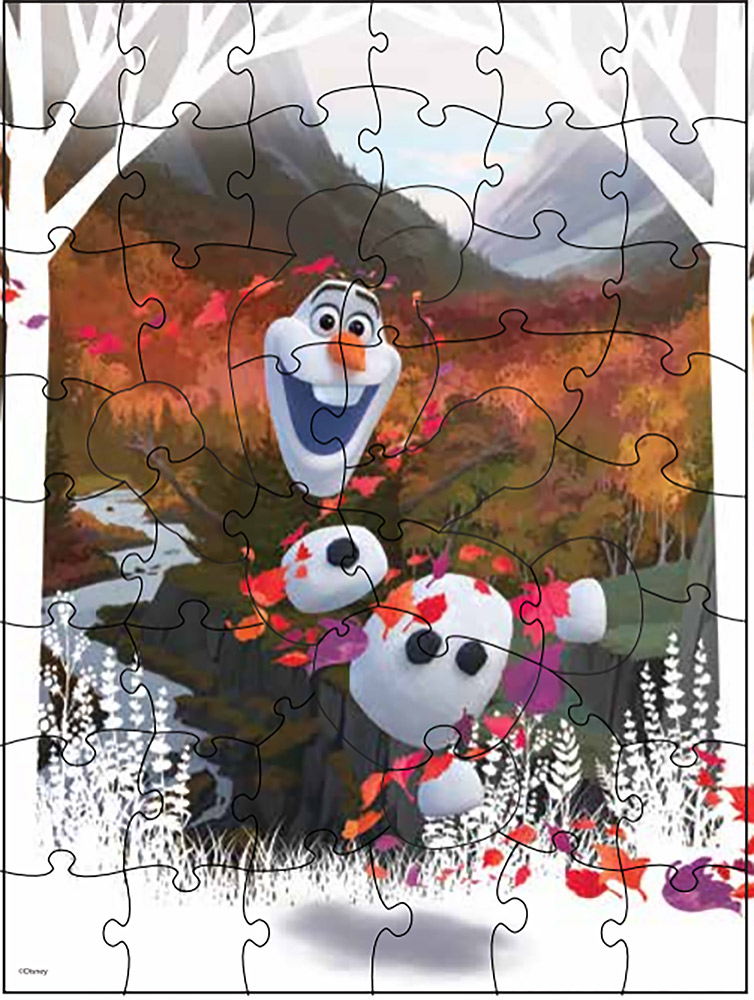 Puzzle Surpriza Frozen2 Cu 48 Piese In Cutie Diamant [3]