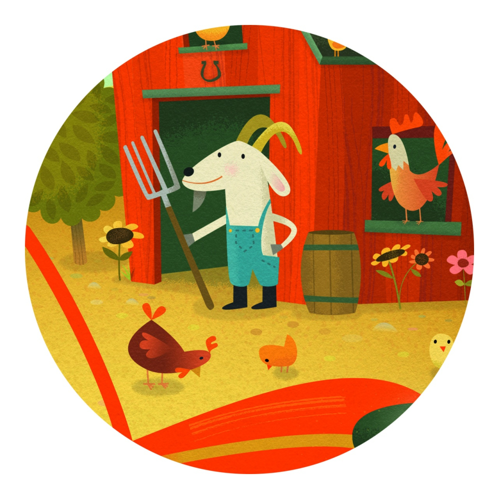 Djeco-Puzzle Tractor, Djeco [2]