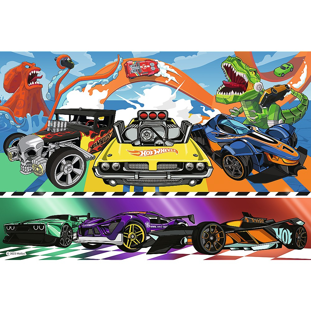Puzzle Trefl 100 Hot Wheels Masinile De Curse [2]