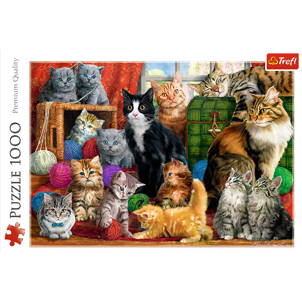 Puzzle Trefl 1000 Intalnirea Pisicutelor [3]